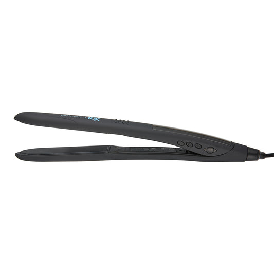 Bio Ionic 10X Pro Styling Iron 1-inch straightener with sleek design for smooth, straight hair styling.