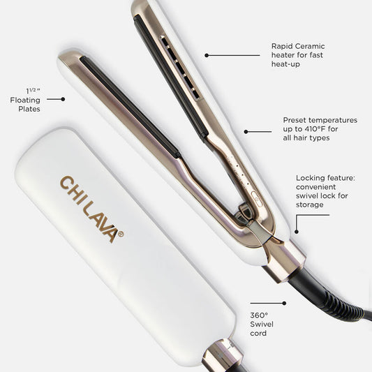 CHI LAVA MINISTYLER - WHITE (#GF0097)