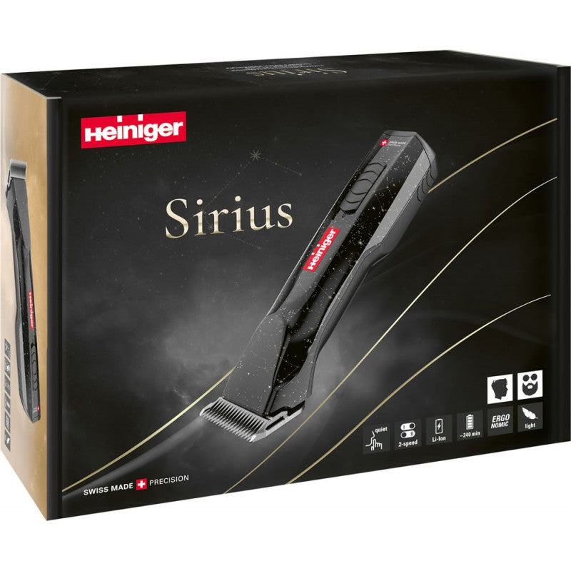HEINIGER SIRIUS DETACHABLE CLIPPER (2 SPEED) - GOLD (#710-113)