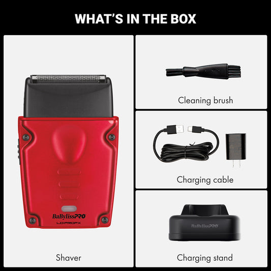 BABYLISSPRO COMPACT LO-PRO SHAVER - RED (#FXLPFS1RD)