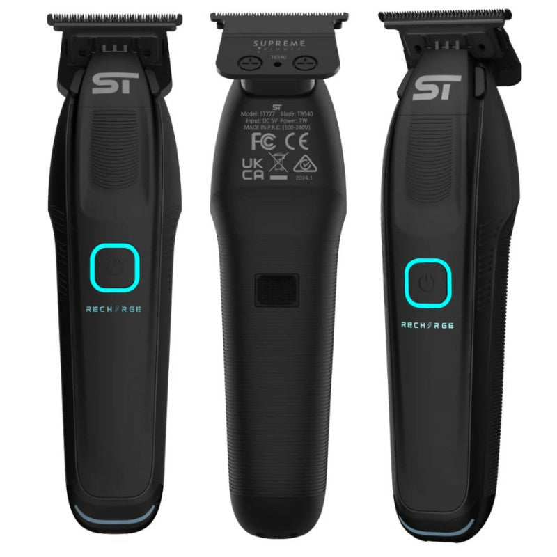 SUPREME RECHARGE TRIMMER - BLACK (#ST777/BLACK)