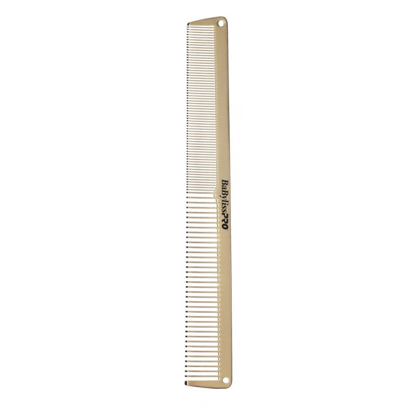 BABYLISSPRO GOLDFX METAL COMB 2PK (#BCOMBSET2G) - N.O.S. Barber Supply