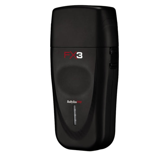 Babyliss Pro FX3 Shaver with ergonomic handle and foil head, designed for close, comfortable shaving.