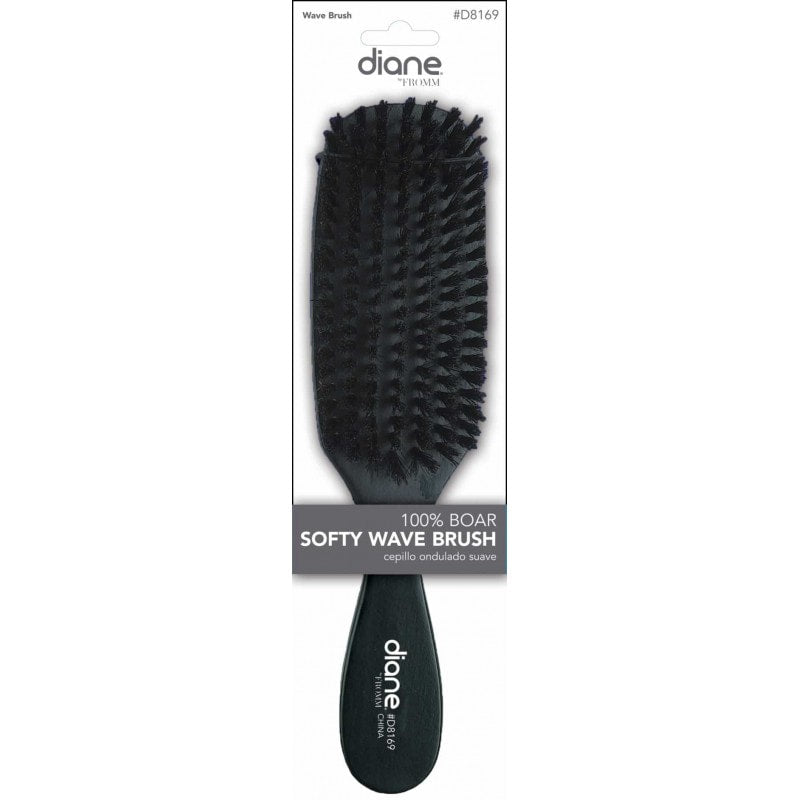 DIANE 100% BOAR SOFTY WAVE BRUSH (#D8169) - N.O.S. Barber Supply