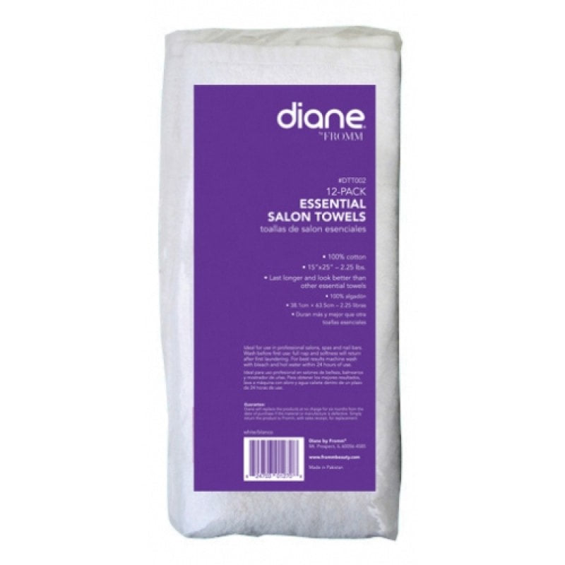 DIANE BUDGET TERRY TOWEL 12PK (#DTT002) - N.O.S. Barber Supply