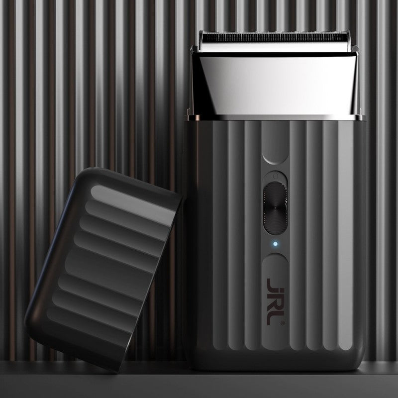 JRL ONYX SF PRO shaver with ergonomic handle and sleek black design, detailed close-up of the shaver device.