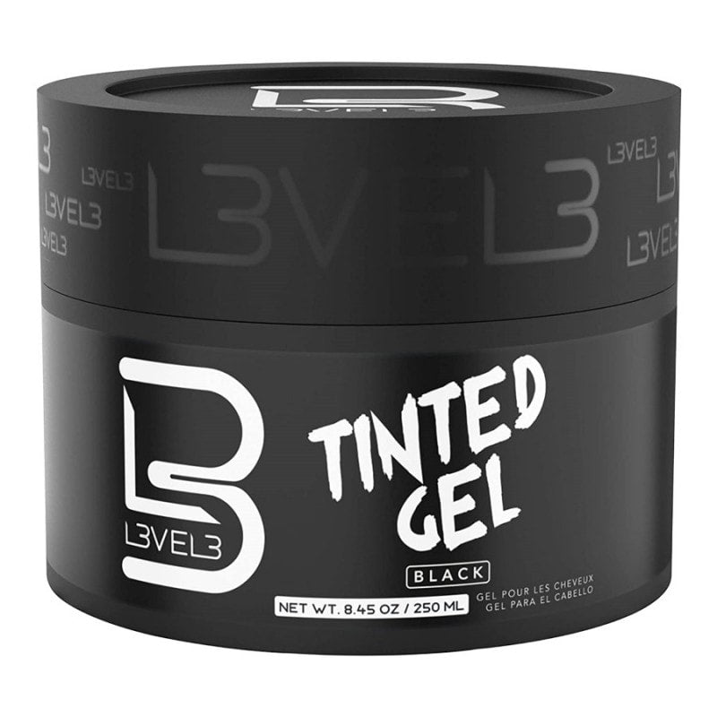 L3VEL3 TINTED GEL - BLACK 250 ML - N.O.S. Barber Supply