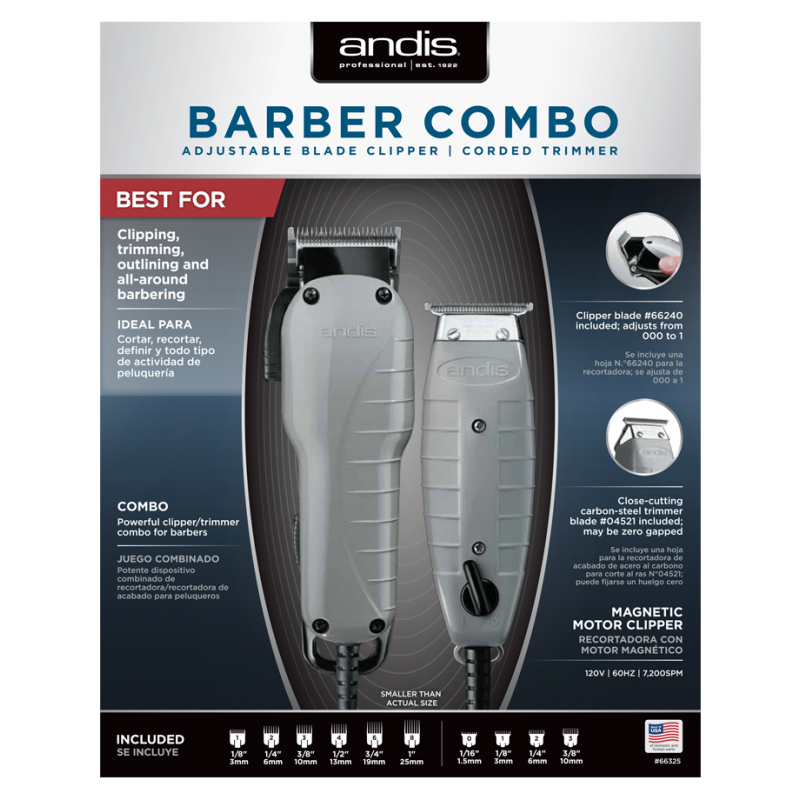 ANDIS BARBER COMBO (#66615)