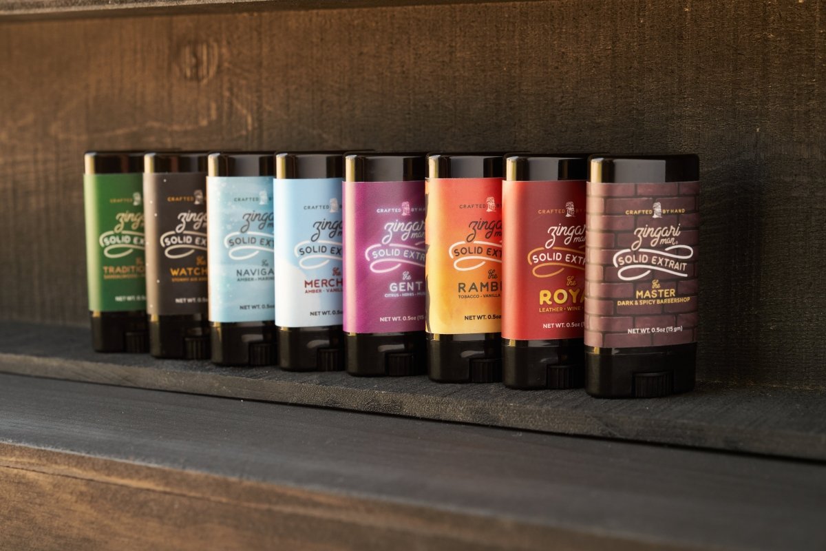 Zingari Man The Watchman Solid Extrait aftershave and cologne in a sleek container, showcasing its luxurious design.