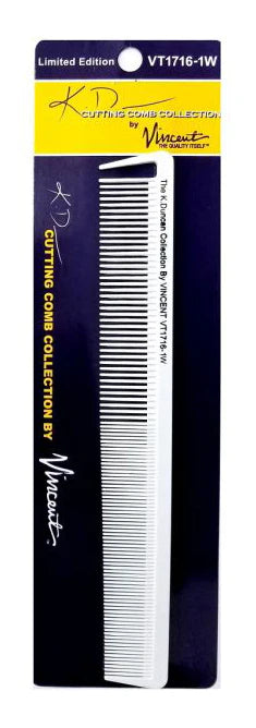 VINCENT CERAMIC HOOK CUTTING COMB 8.5" (#VT1716-1W)