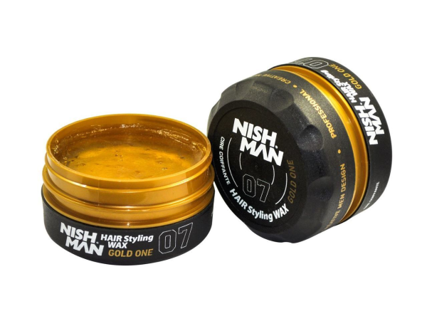 NISHMAN HAIR STYLING WAX GOLD ONE 07 150ML