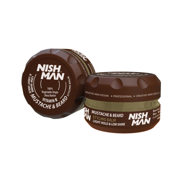 NISHMAN BEARD & MUSTACHE STYLING BALM - 100ML