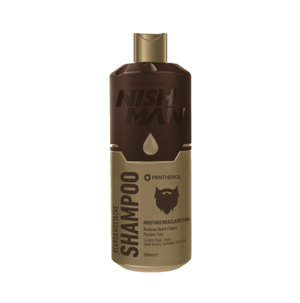 NISHMAN BEARD & MUSTACHE SHAMPOO - 200ML