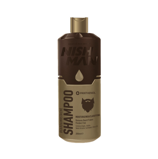 NISHMAN BEARD & MUSTACHE SHAMPOO - 200ML