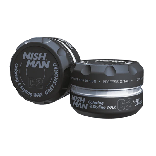 NISHMAN HAIR PREMIUM COLORING WAX C2 GREY 100ML