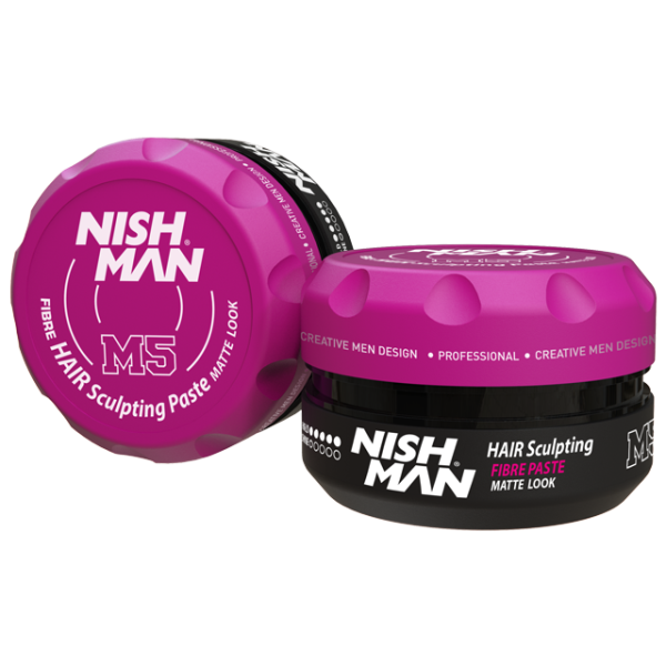 NISHMAN FIBRE HAIR SCULPTING MATTE LOOK WAX M5 100ML