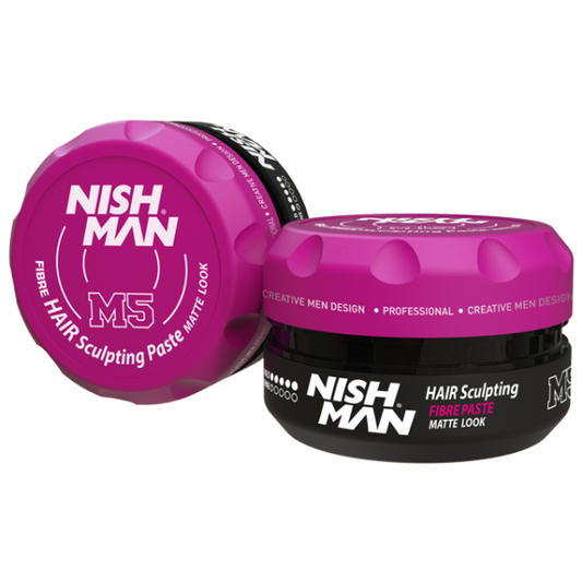 NISHMAN FIBRE HAIR SCULPTING MATTE LOOK WAX M5 100ML