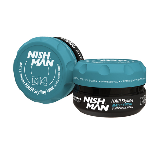 NISHMAN MATTE FINISH SUPER HIGH HOLD WAX M4 100ML