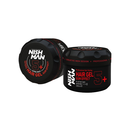 NISHMAN ULTRA STRONG GUM EFFECT HAIR GEL 5+ 300ML