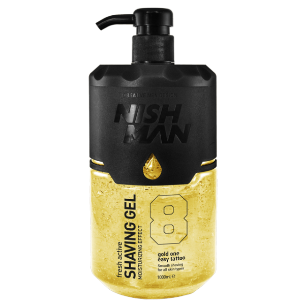 NISHMAN SHAVING GEL GOLD ONE N.8 - 1000ML