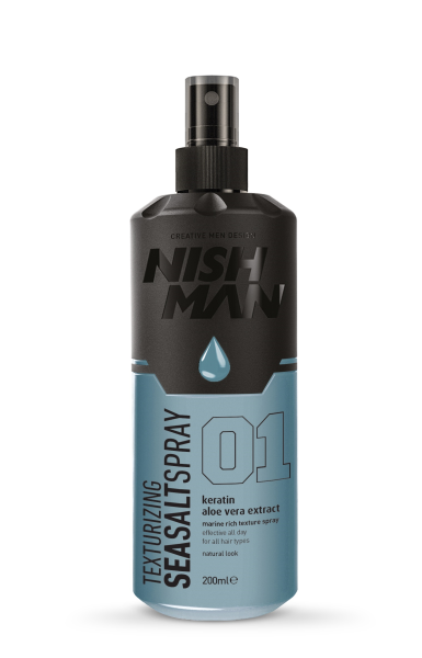 NISHMAN SEA SALT SPRAY 01 KERATİN ALOE VERA EXTRACT 200ML