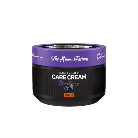 THE SHAVE FACTORY HAND & FACE CARE CREAM BLACKBERRY