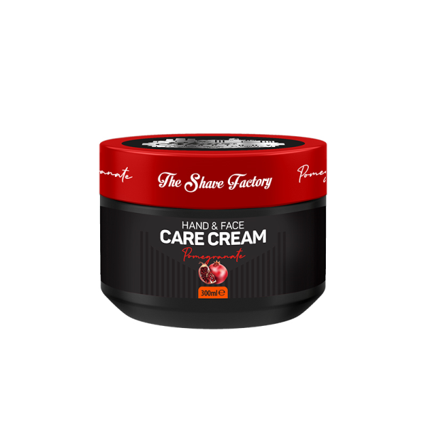 THE SHAVE FACTORY HAND & FACE CARE CREAM POMEGRANATE