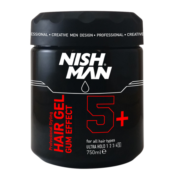 NISHMAN HAIR GEL GUM EFFECT 5+ 750ML