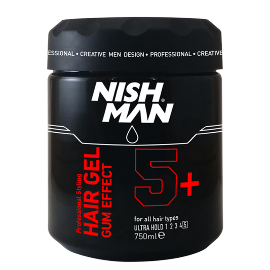 NISHMAN HAIR GEL GUM EFFECT 5+ 750ML