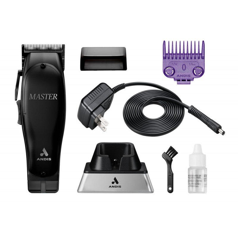 ANDIS BLACK LABEL CORDLESS MASTER CLIPPER WITH PHAZE BLADE (#561895)