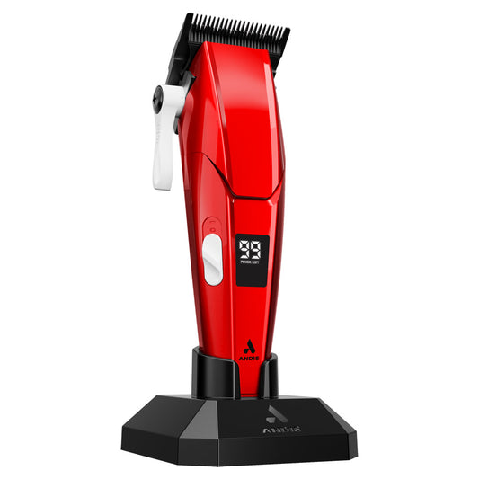 Andis Talon Clipper (#565052) with a compact design, professional grooming blades, and ergonomic handle for precise clipping.