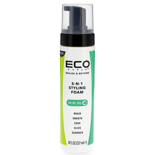 ECO STYLER BRAIDS & BEYOND 5-N-1 STYLING FOAM 8OZ