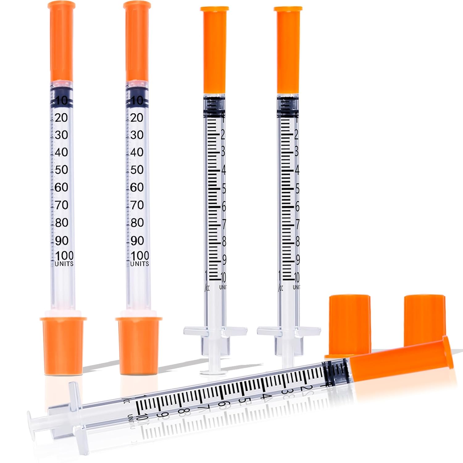 Holas 1ML syringe 29G 5/16 inch peptide syringe, individually wrapped, for precise injections, in a pack of 25.