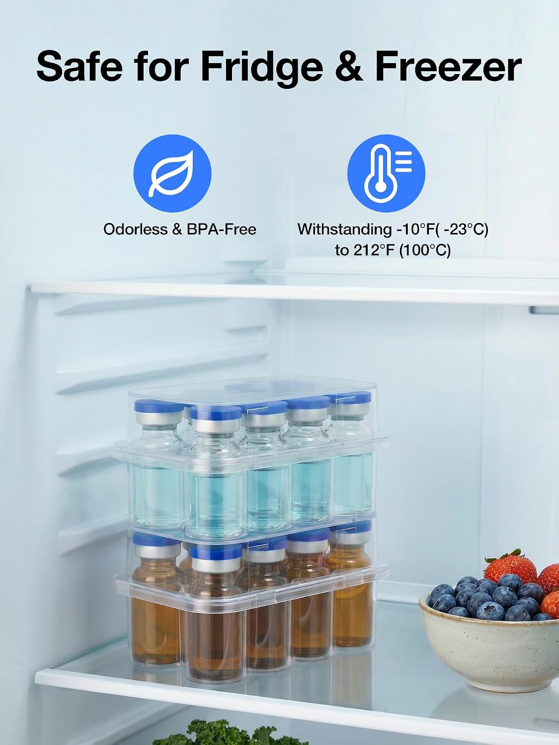 10 SLOT PEPTIDE CASE - 3ML VIALS