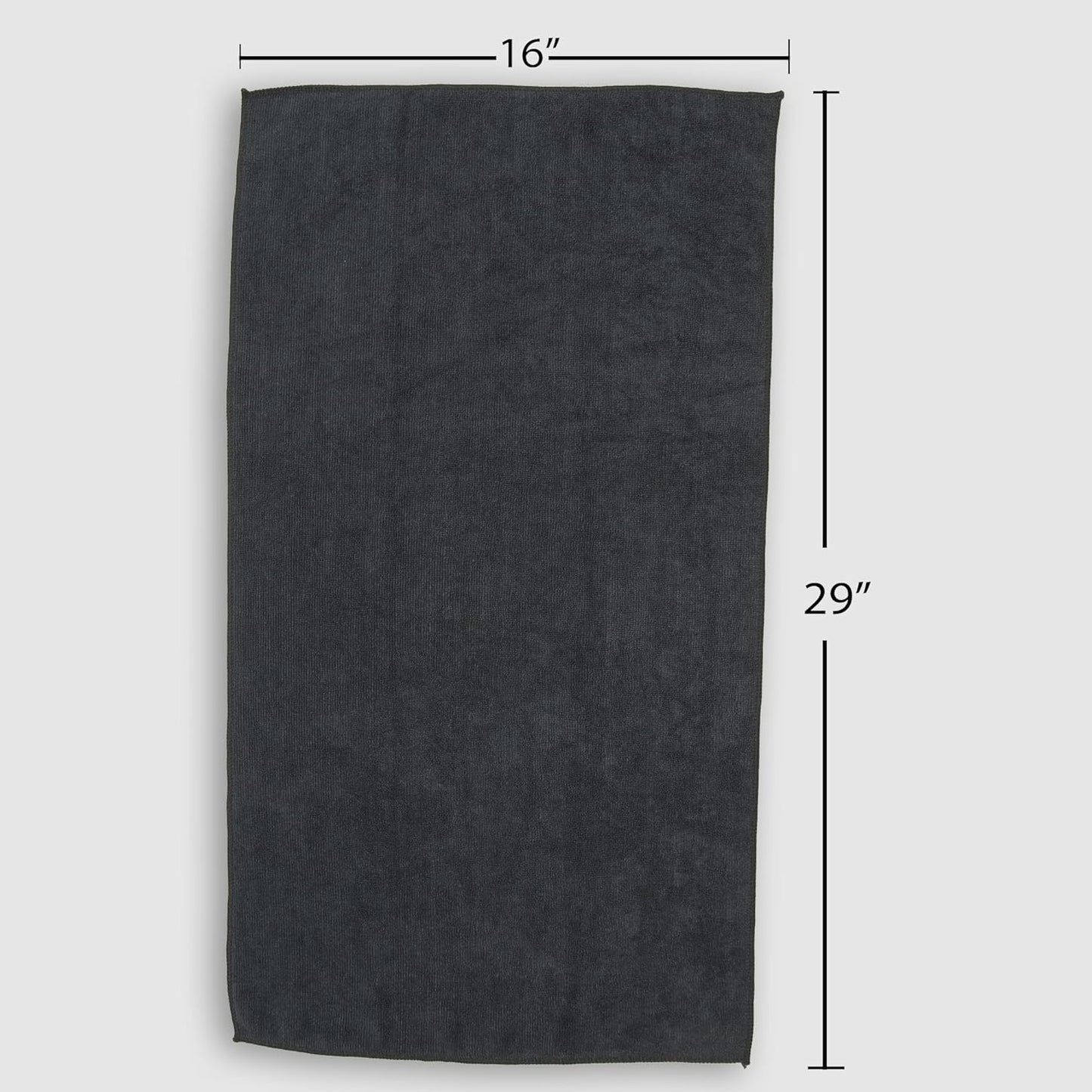 FROMM SOFTEES MICROFIBER TOWELS 10/PK - BLACK (#45006)