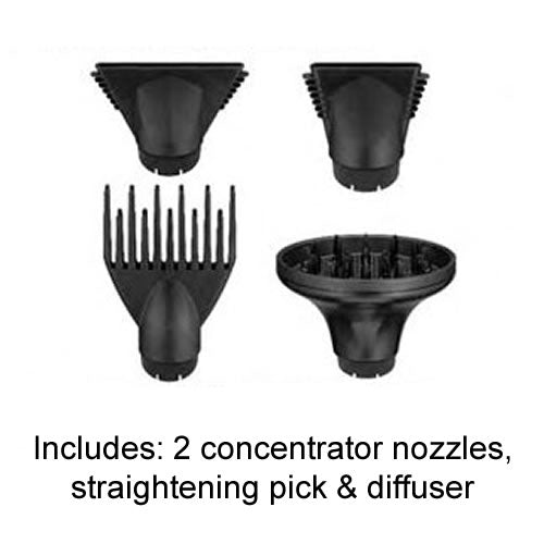 BABYLISSPRO L.E. HIGH-SPEED DUAL IONIC DRYER - MATTE BLACK (#BNTMB9100)