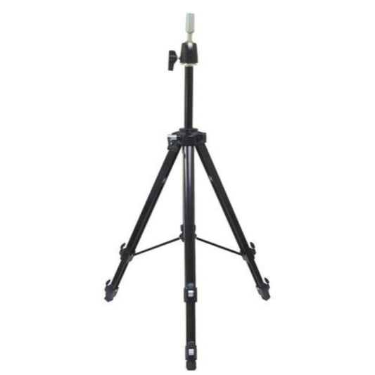 Celebrity manikin tripod with adjustable stand and realistic torso display for fashion and retail use.