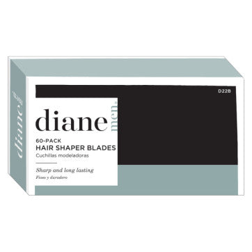 DIANE STAINLESS STEEL SHAPER BLADES 60PK (#D22B)