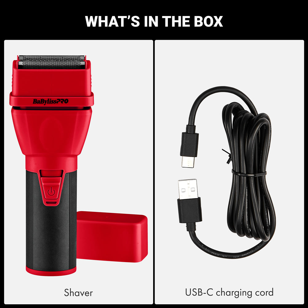 BABYLISSPRO COREFX SHAVER - RED (#FX75FS2RD)