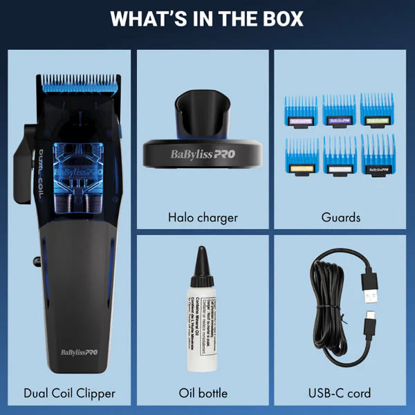 BABYLISSPRO DUAL COIL CLIPPER & TRIMMER COMBO (#FX95C&#FX95T)