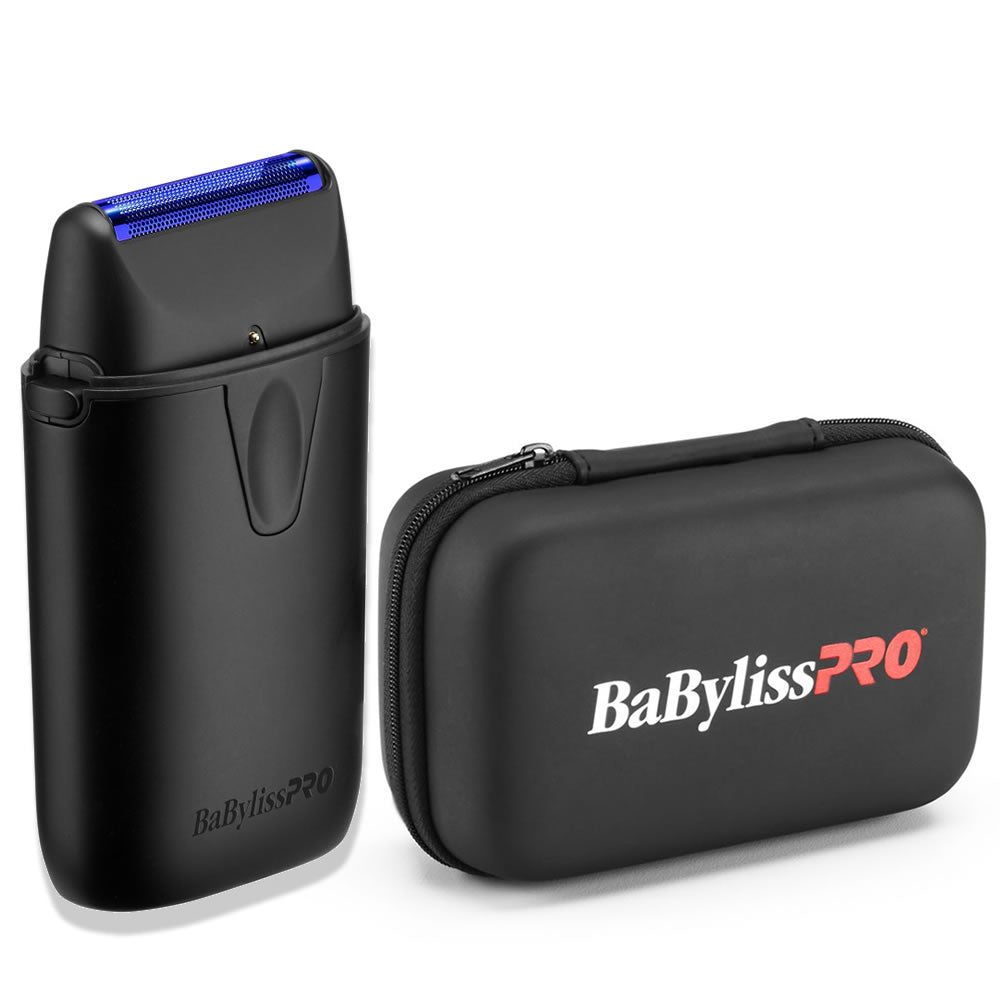 BABYLISSPRO UV MATTE BLACK SINGLE FOIL SHAVER WITH CASE (#FXLFS1MB & #FXFS2BPCASE)