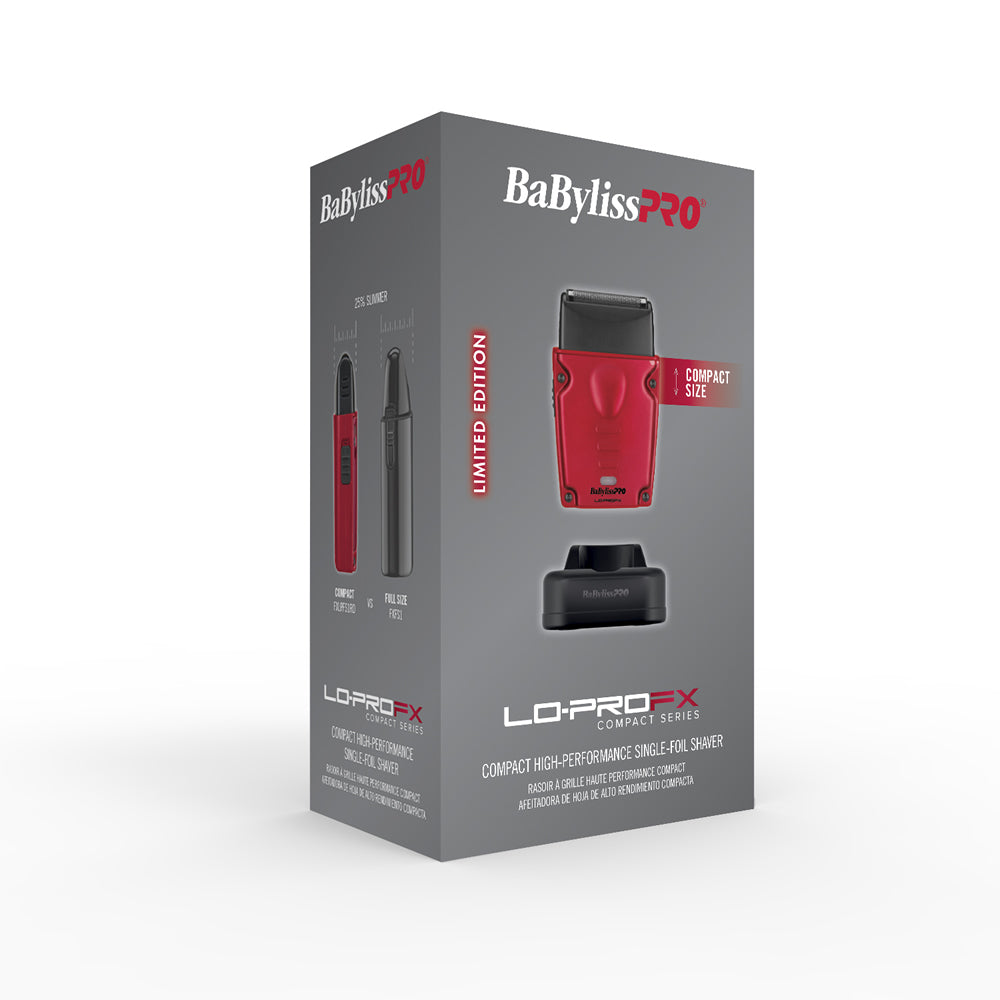 BABYLISSPRO COMPACT LO-PRO SHAVER - RED (#FXLPFS1RD)