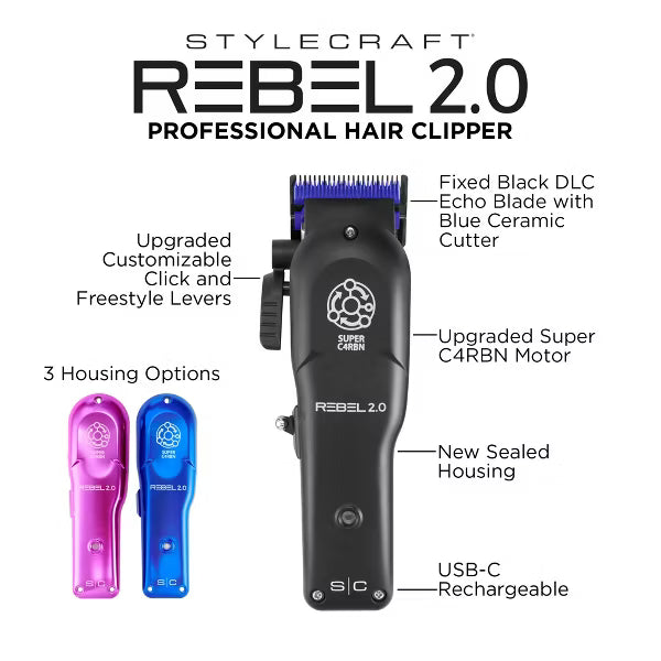 STYLECRAFT REBEL 2.0 CLIPPER (#SC601M)