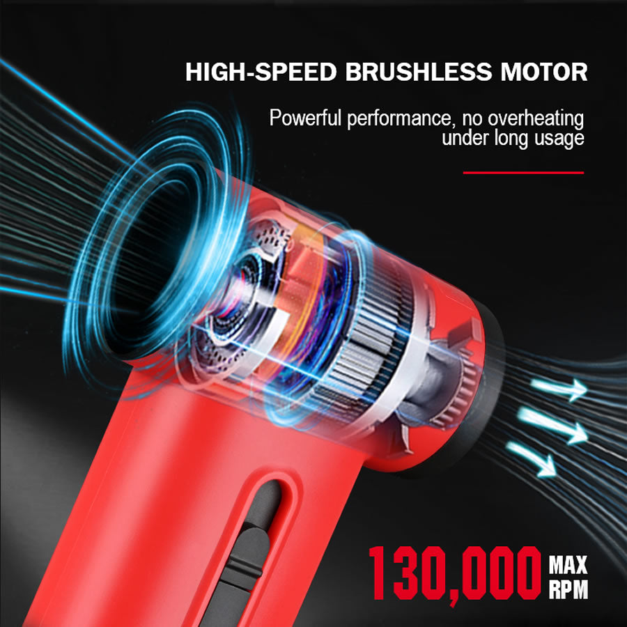 WMARK MINI JET TURBO AIR DUSTER - BLACK (#NG-TB001)