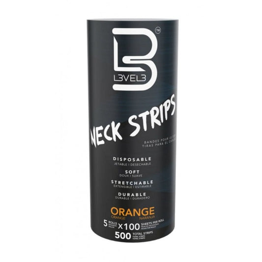 L3VEL3 NECK STRIPS - ORANGE