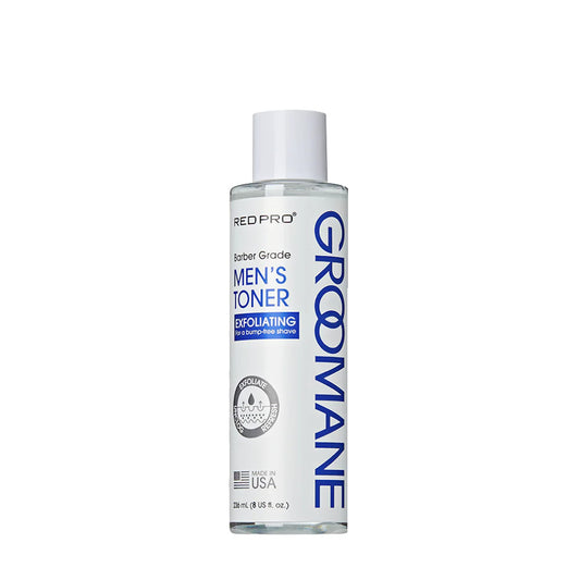 GROOMANE BY RED PRO MEN'S EXFOLIATING TONER 8OZ