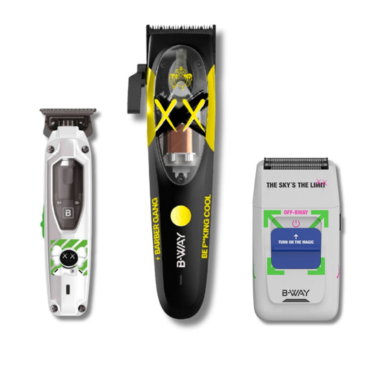 B-WAY B10K CLIPPER, PRO TRIMMER, OFF-SHAVER COMBO