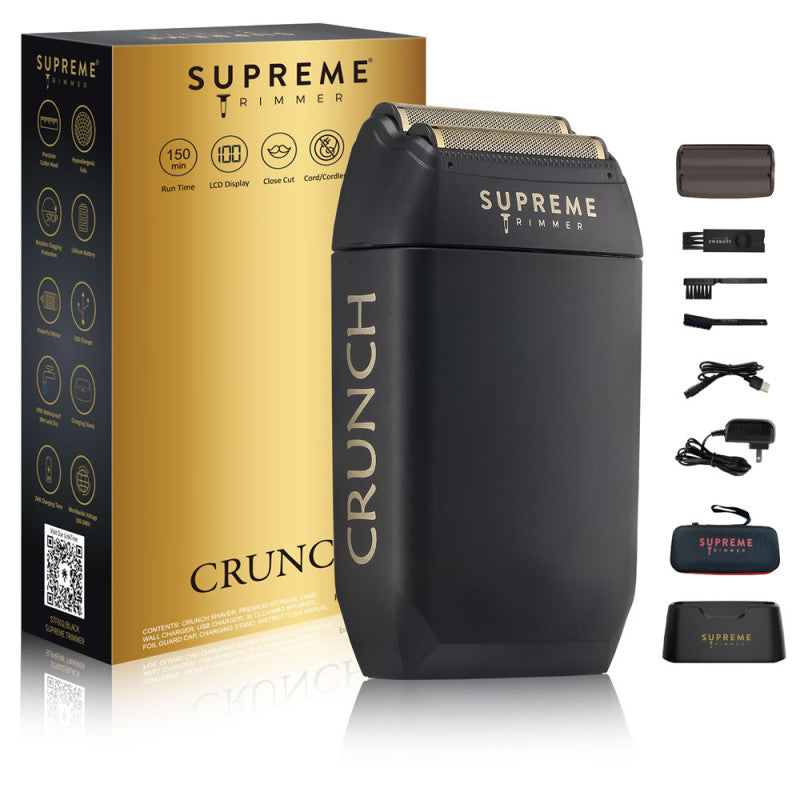 SUPREME CRUNCH SHAVER - BLACK (#STF602B)