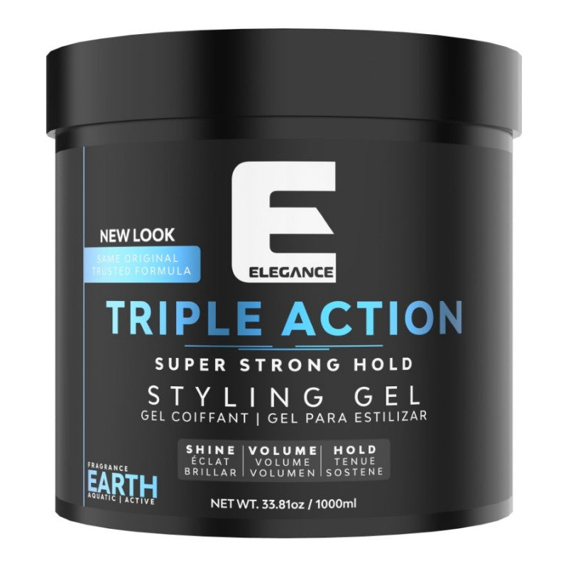 ELEGANCE TRIPLE ACTION STYLING GEL (EARTH) 33.8OZ