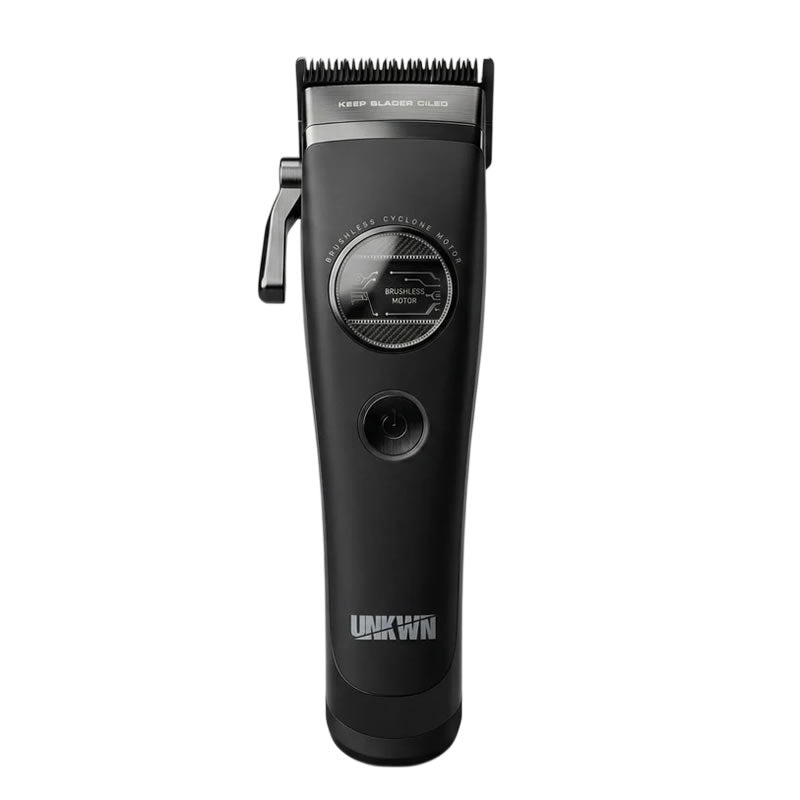 UNKWN Vortex Cyclone Clipper, a sleek hair clipper with ergonomic design and precision blades for styling.